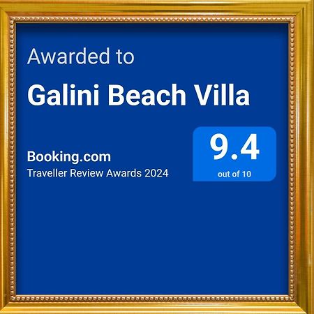 Galini Beach Villa Амуді Екстер'єр фото